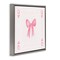 Stupell Industries Queen of Ribbons Card Floating Frame, design by Lucille Price